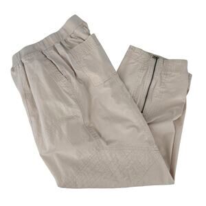 Daily Practice Soft Slub Cotton Mix Pull On Barrel Pant Lounge XXS Anthropologie